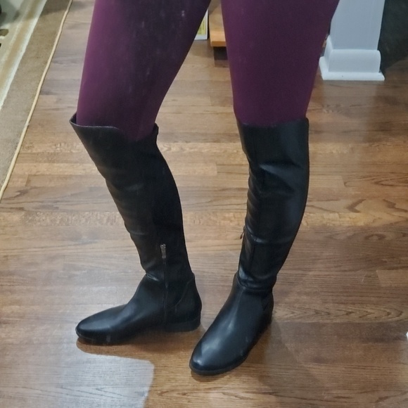 Knee High Black Boots - Picture 2 of 4